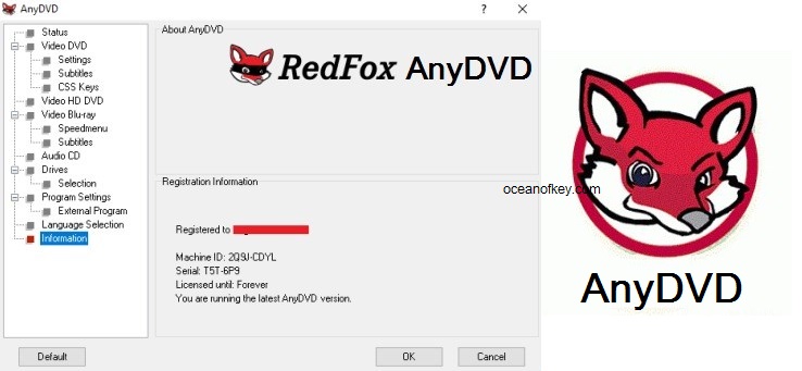RedFox AnyDVD 8.5.8.2 Crack Plus Free Torrent Full Version Download
