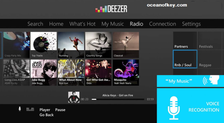 Deezer Music key
